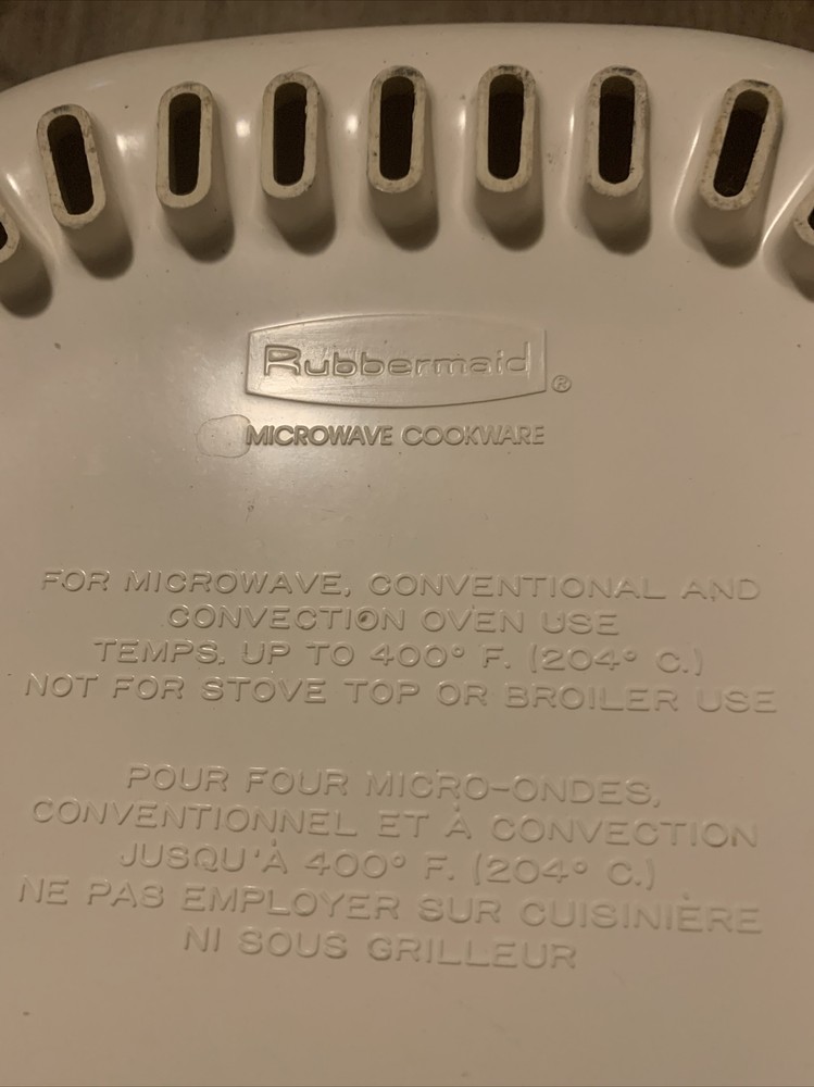 Vintage Rubbermaid Microwave Cookware Steamer/Colander