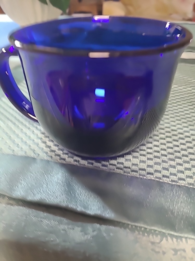 LARGE SIZE COBALT BLUE CUP