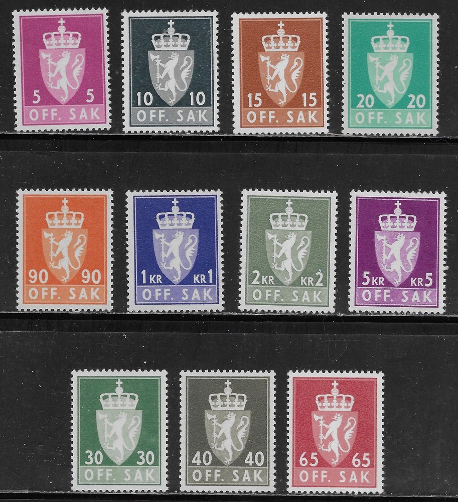 Norway Official MH lot