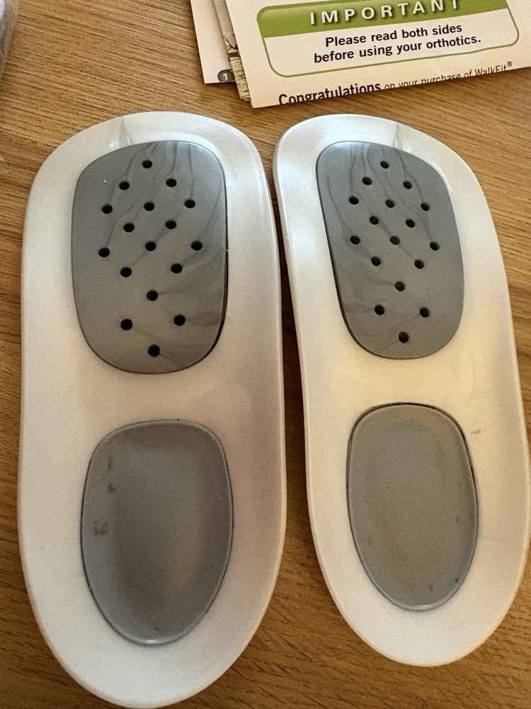 Walk-Fit Platinum Orthotics Inserts- Women’s Size 5-5.5