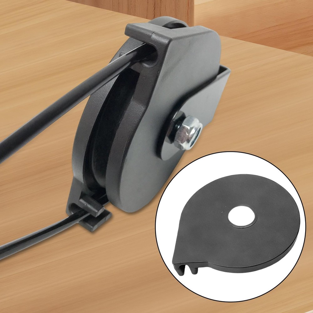 Rope Cord Guide Pulley Block Exercise Machine DIY Project Mount Hardware Gym