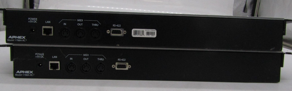 lot of 2 Aphex 1788A-R Remote Controller
