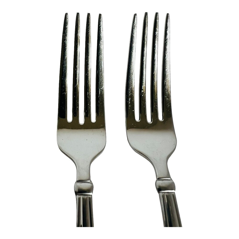 2 Dinner Forks Reed & Barton Select MENDON 18/10 China 8"