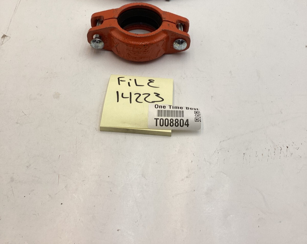 (QTY 2) Standard Rigid Coupling 2" SPF CA Orange Replacement Heavy Duty