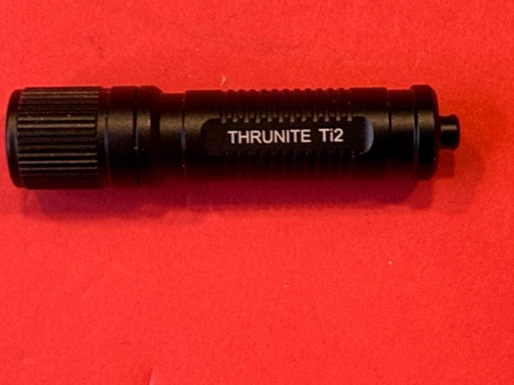 ThruNite Ti2 LED Flashlight Black Discontinued & Collectable