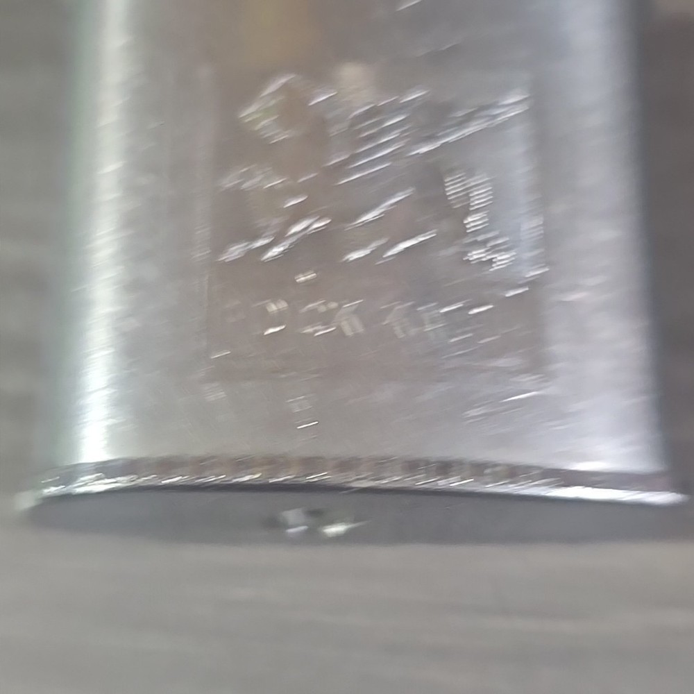 Ronson Triumph Engraved Dick Kass Vintage Push-Button Cigarette Lighter