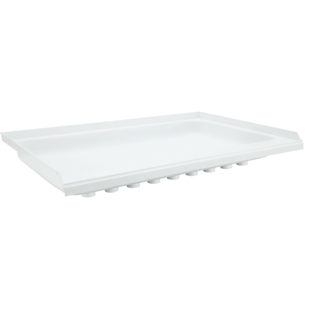 RV Shower Pan 36" x 24" x 5" Left Drain in White RV Shower Pan RV Bath