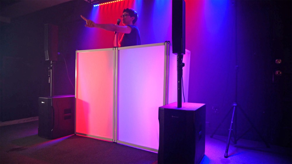 Rockville TITAN COLUMN 12 Pro/DJ Powered Array Speaker 12" Subwoofer System+Bag