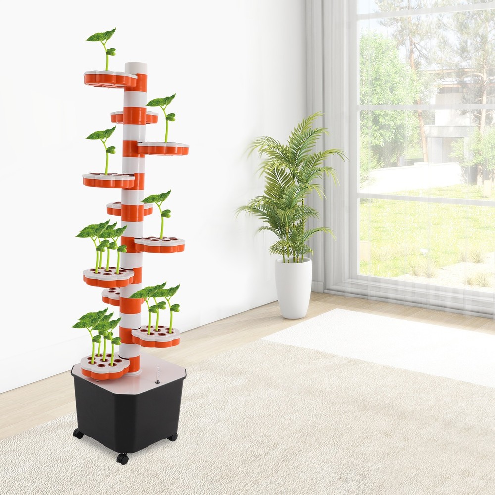 Hydroponic Grow Tower Vertical Hydroponic Planter with Time Soilless Device Set