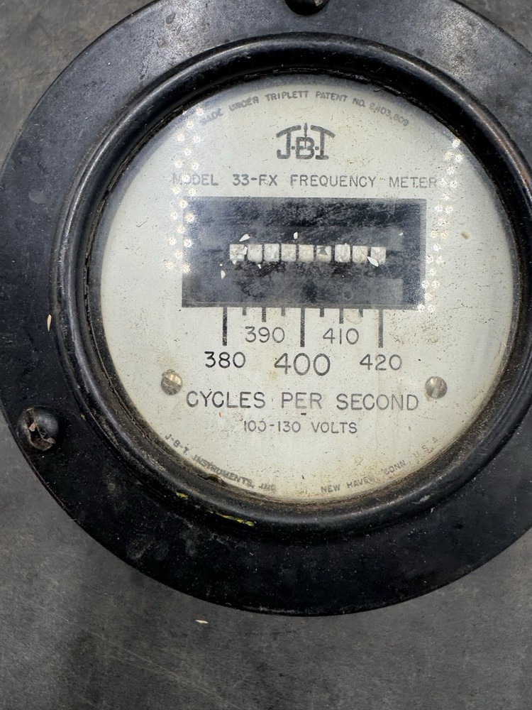 JBT Triplett Model 33-FX Frequency Indicator