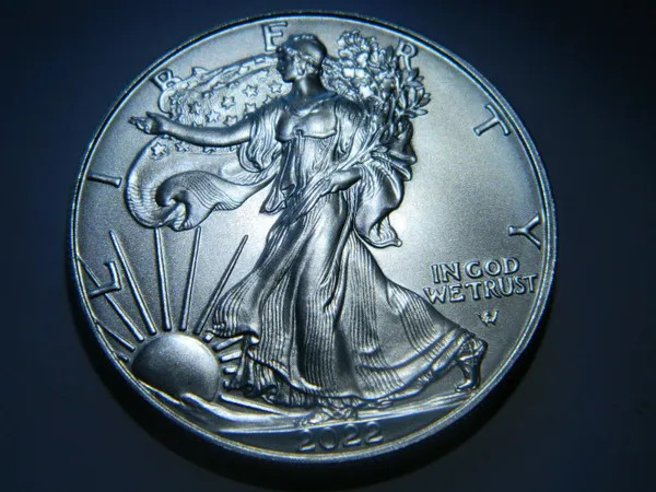 USA 2022 COLORIZED SILVER EAGLE COIN