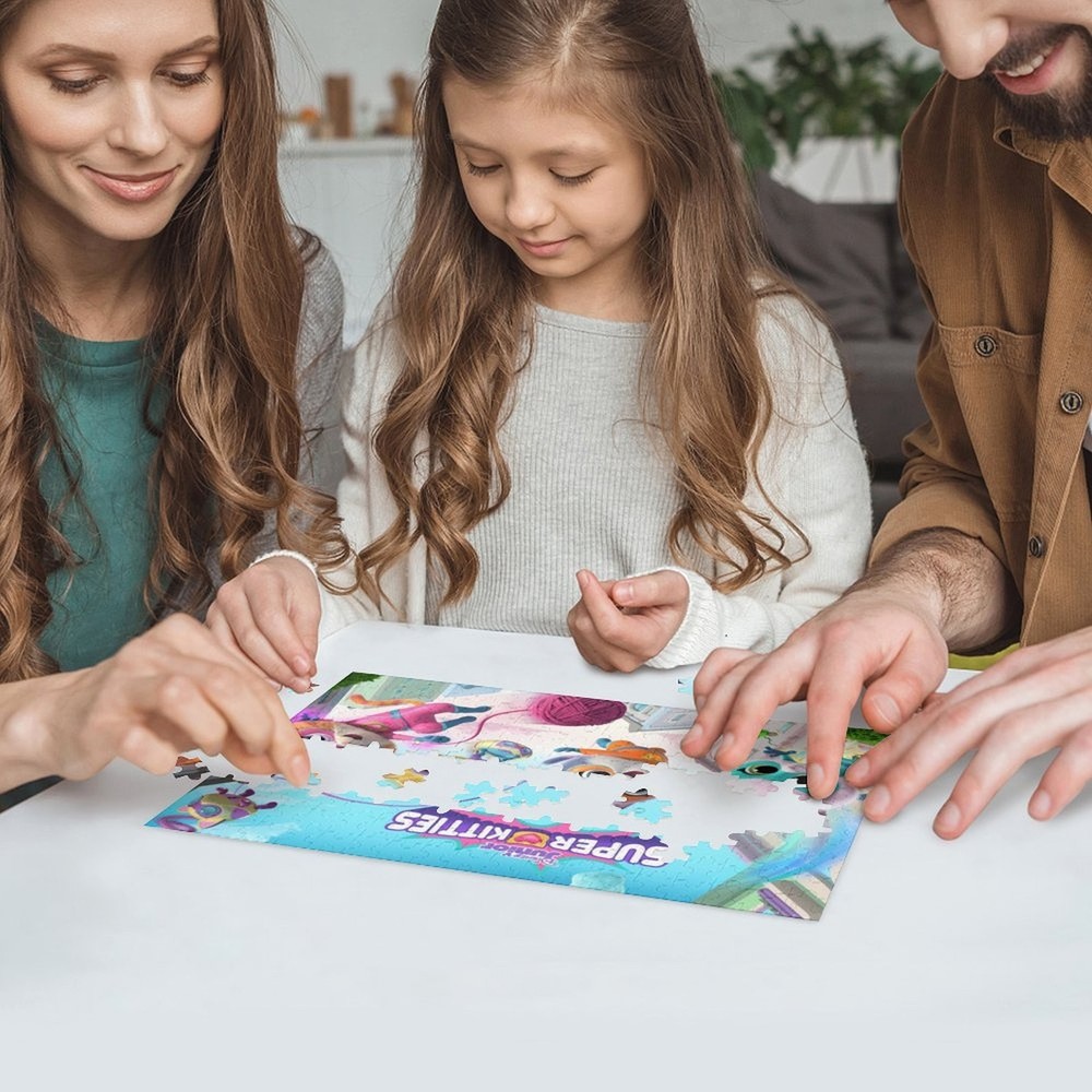 Superkitties Jigsaw Puzzle 200 Pieces Gift