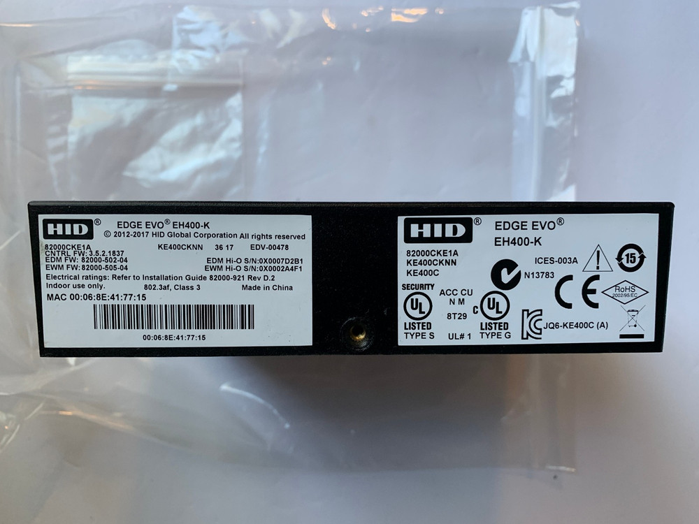 HID EDGE EVO EH400-K 82000CKE1A Networked Controller-