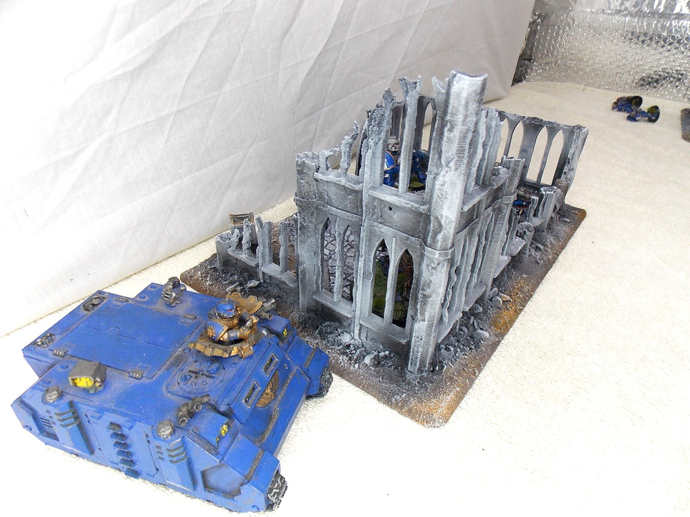 WARGAMING TERRAIN PAINTED BUILDING