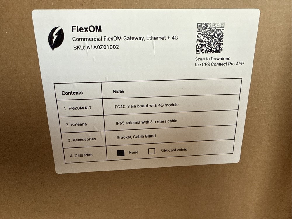 FlexOm FG4C commercial flexom gateway ethernet + 4g kit