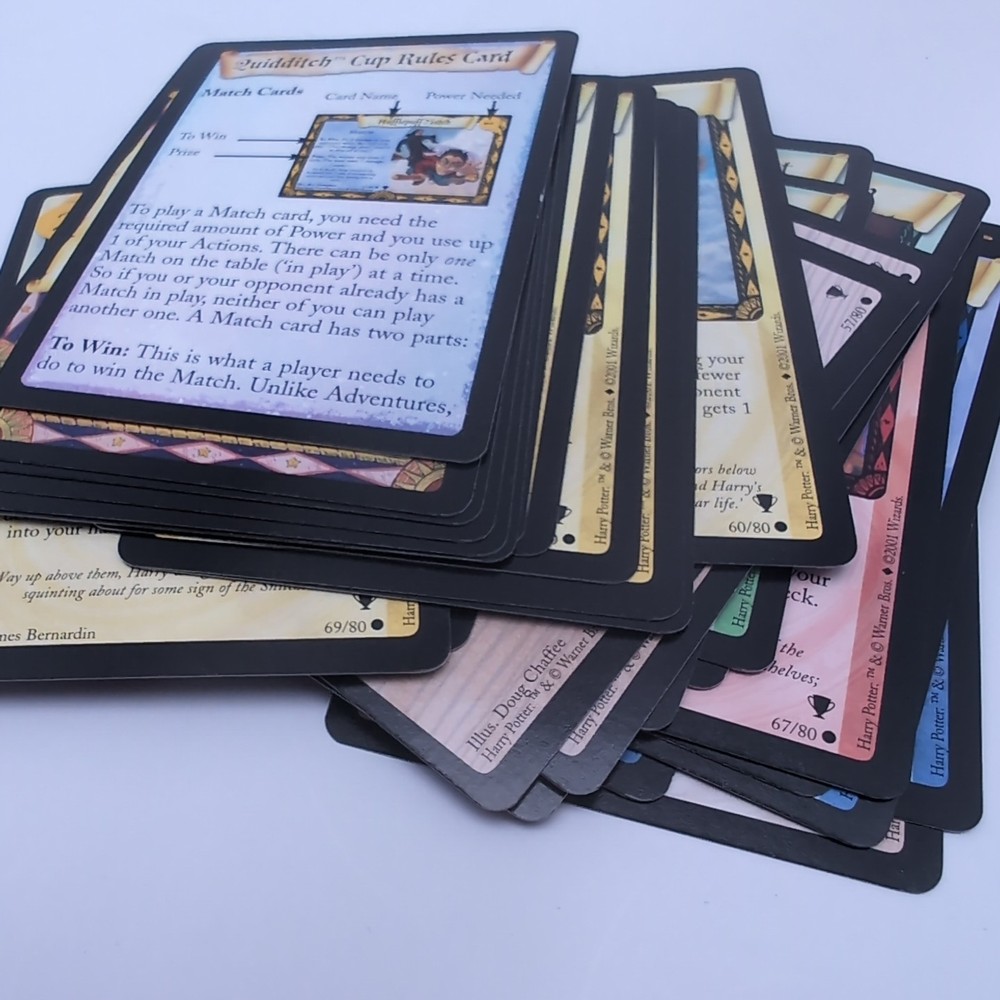 FULL COMMON SET: Harry Potter TCG QUIDDITCH CUP SET