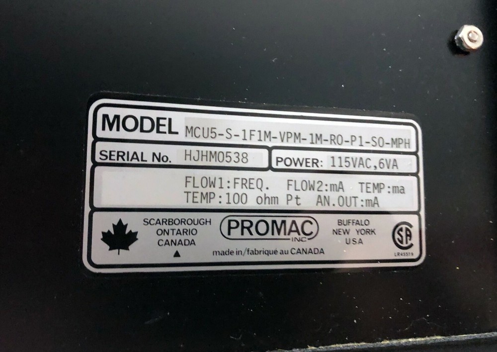 TELOG 2102 Current Loop Recorder w/ RS-232 + PROMAC Micro Comet Controller