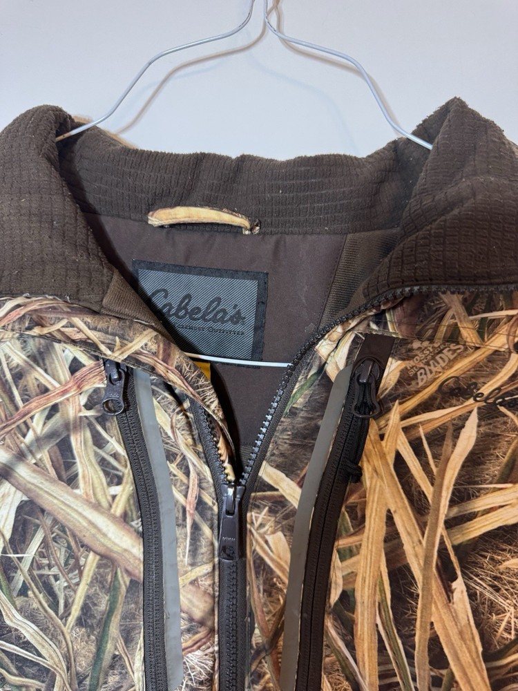 cabelas jacket mossy oak blades heavy insulated