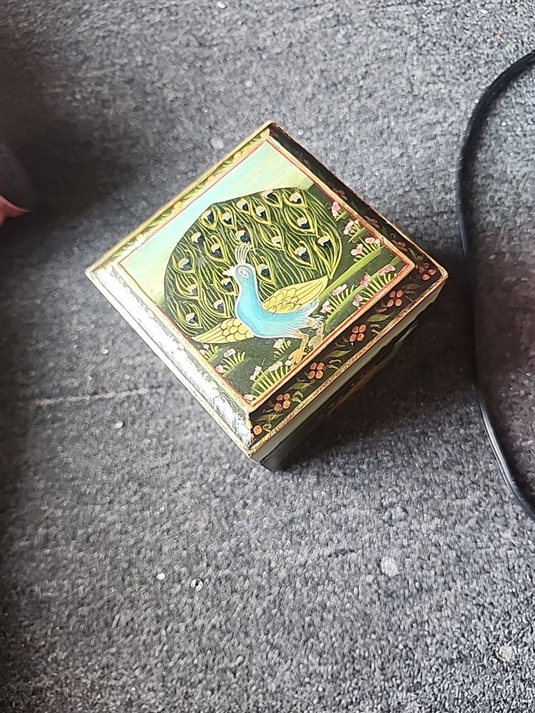 Peacock Trinket Box