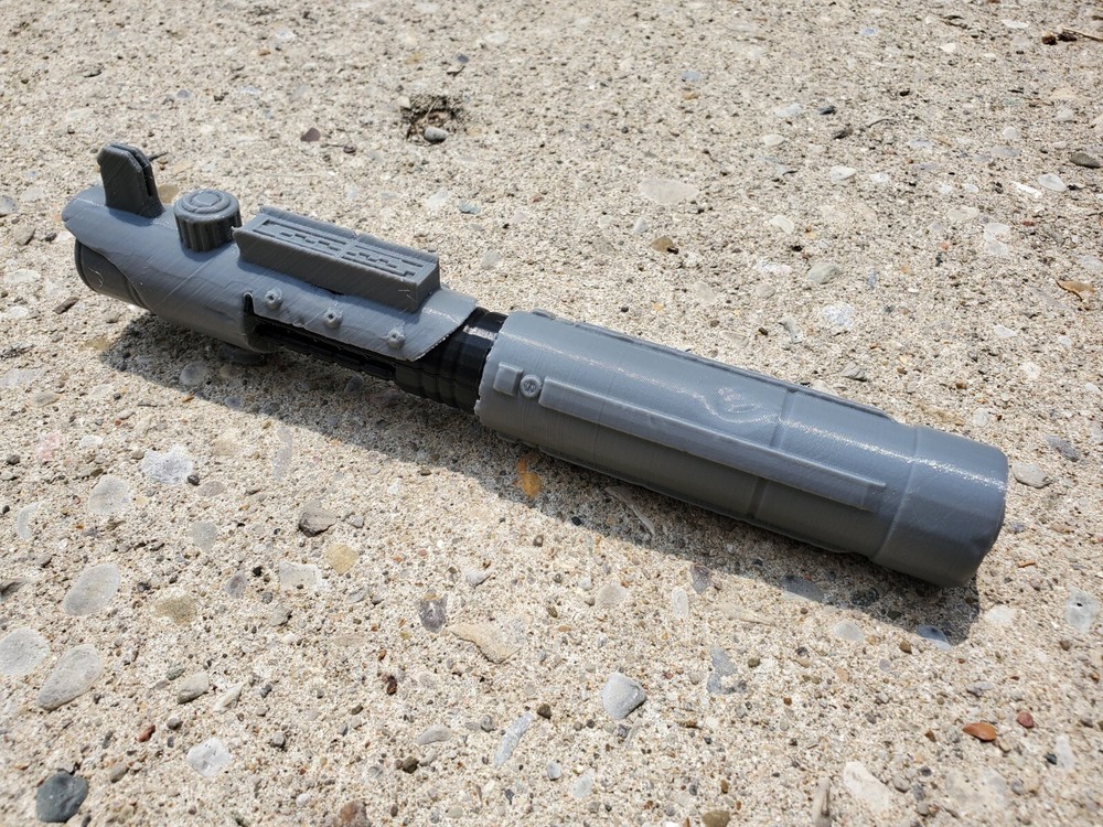 Starkiller, Galen Merek replica lightsaber - 3D Printed - The Force Unleashed