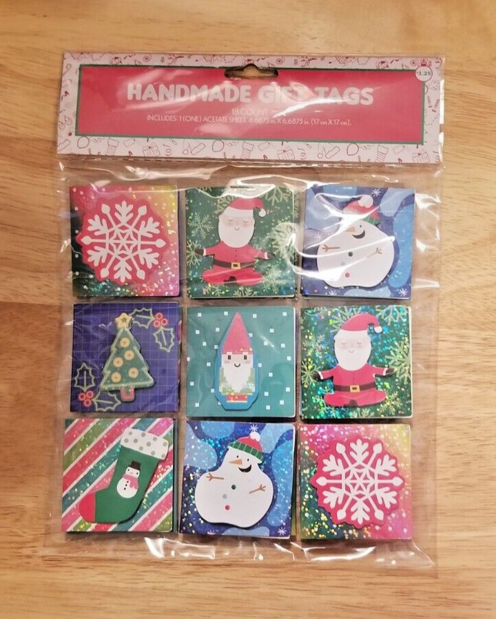 Gift Tags Holiday General Anyone Any Age 18 Count Pack Dimensional