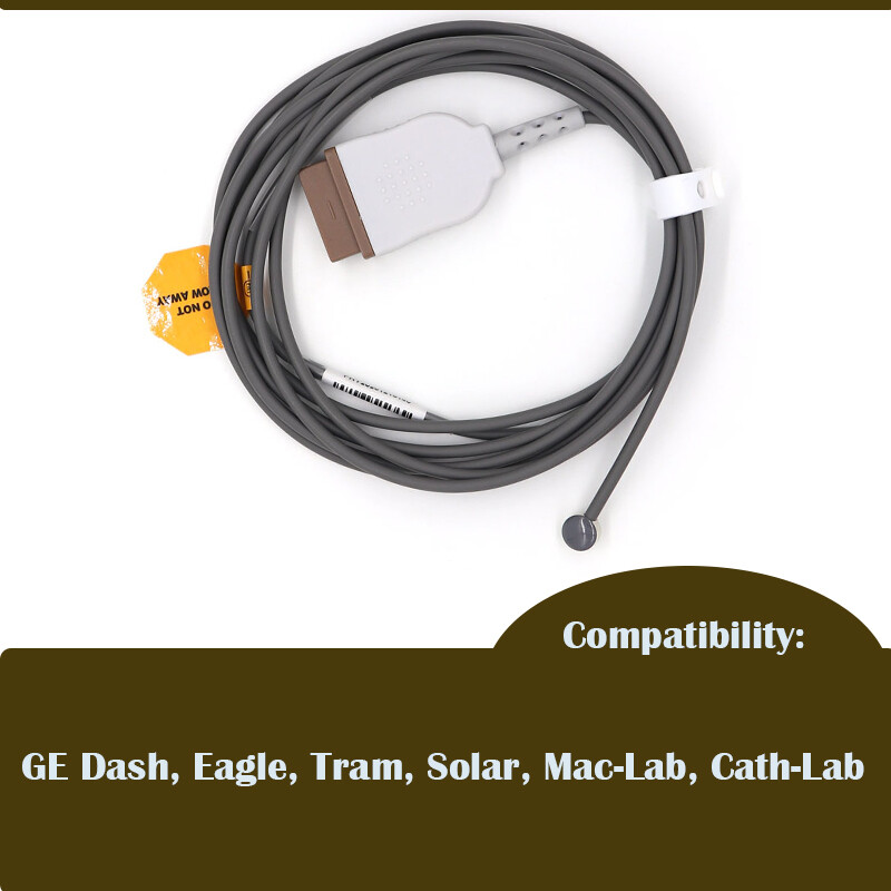 Temperature Skin-surface Probe TEMP Sensor Compatible with GE Dash Eagle Tram