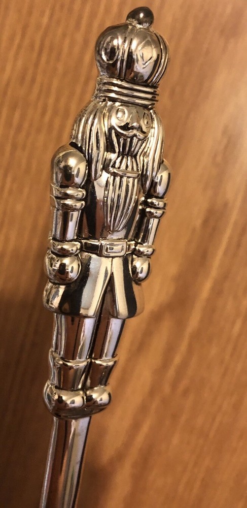 International Silver Co. 10" Nutcracker Serving Fork Christmas Holiday Utensils