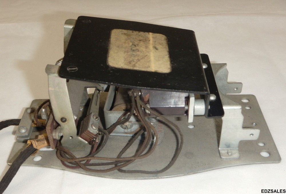Vintage Black Handset Internal Telephone Components