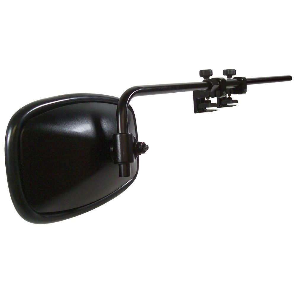 UNIVERSAL TOWING MIRROR KIT ADJUSTABLE DUAL CLAMP - MIRROR HEAD 7-1/4IN X