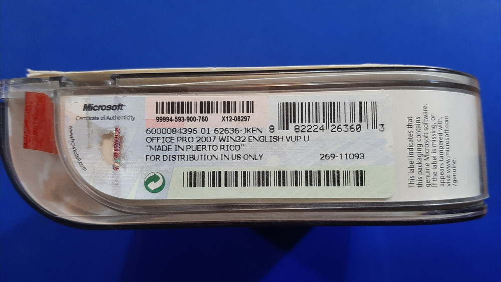 Microsoft Office Professional 2007 Upgrade