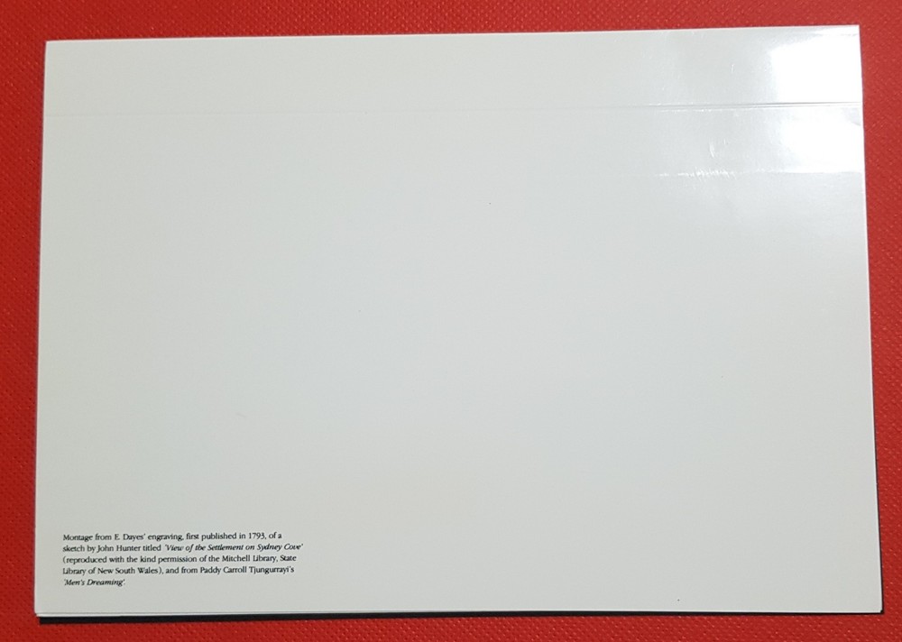 1988 AUSTRALIAN $10 FRASER/JOHNSTON FIRST POLYMER NOTE INV.FOLDER AA 16 077398