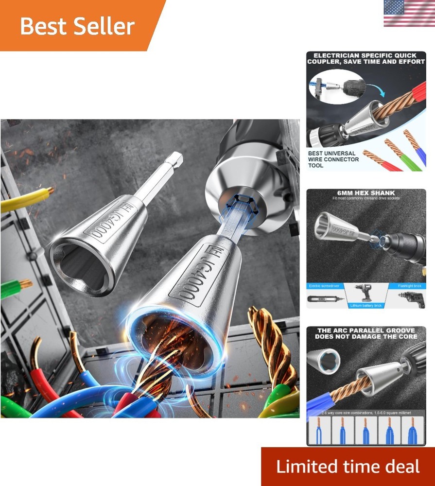 2025 Upgraded Drill Wire Twister Tool - Silver