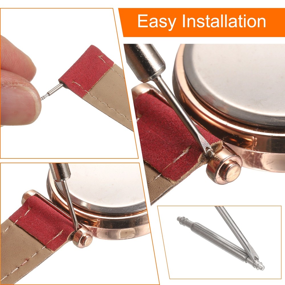 10pcs Quick Release Spring Bar 22mm Width 1.5mm Watch Pins with Removal Tool