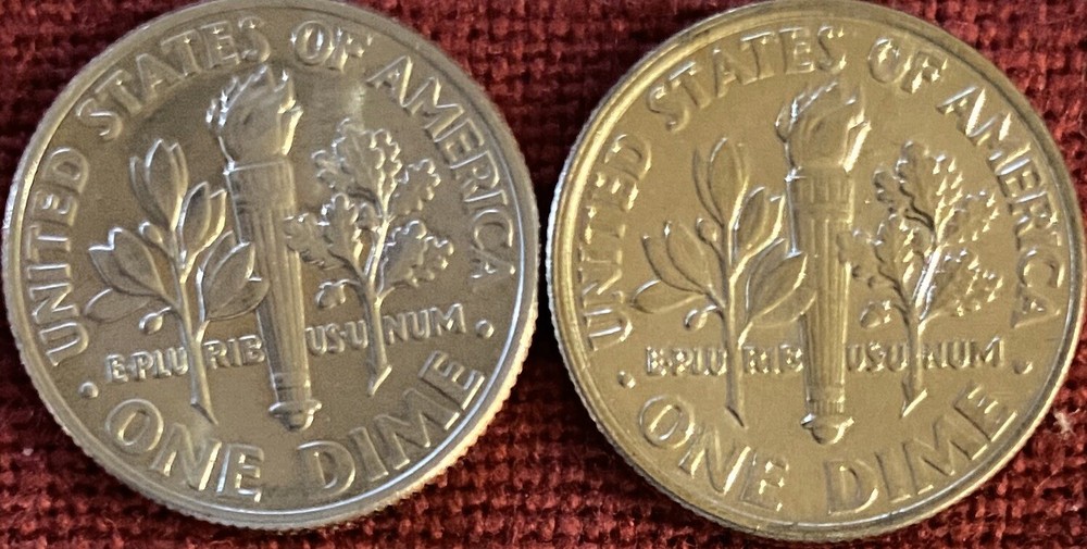 2000 P & D Roosevelt Dime Pair Choice/Gem Bu Set