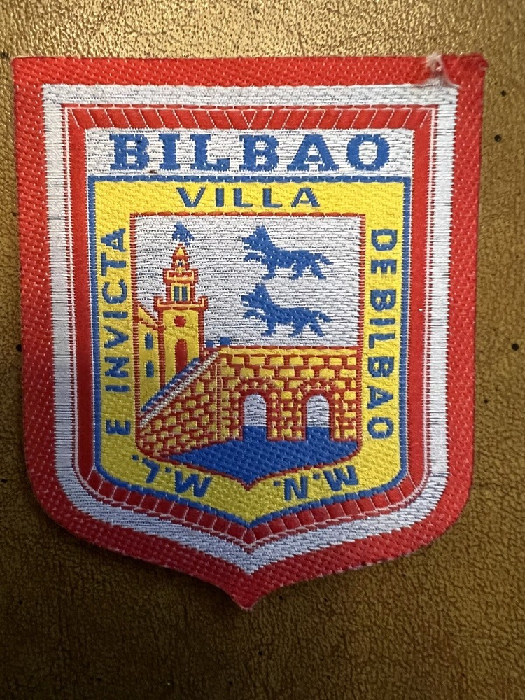 Villa De Bilbao Vintage Spanish Patch