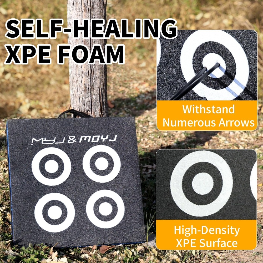 Archery Target XPE Material Compatible with Compound Bow, Longbow, Composite