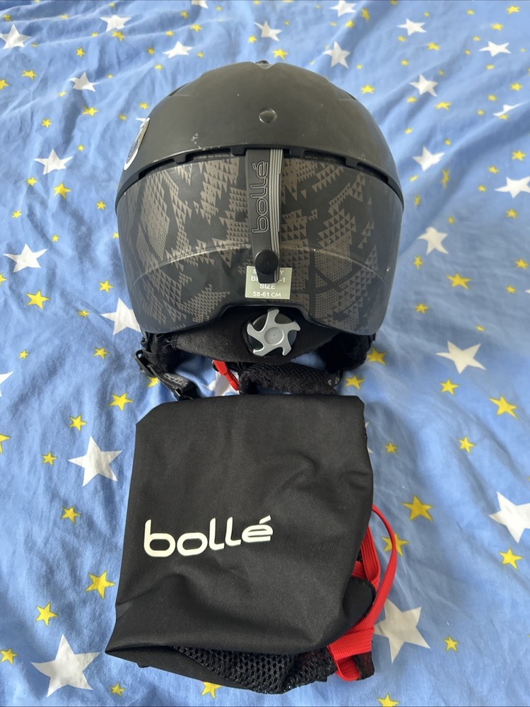 Bollé Black Ski/Snowboard Helmet Size Medium (58-61cm)