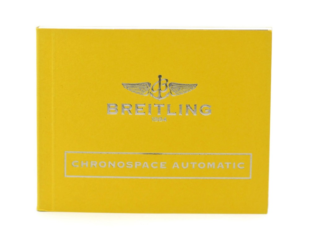 Breitling Chronospace Automatic Booklet Manual