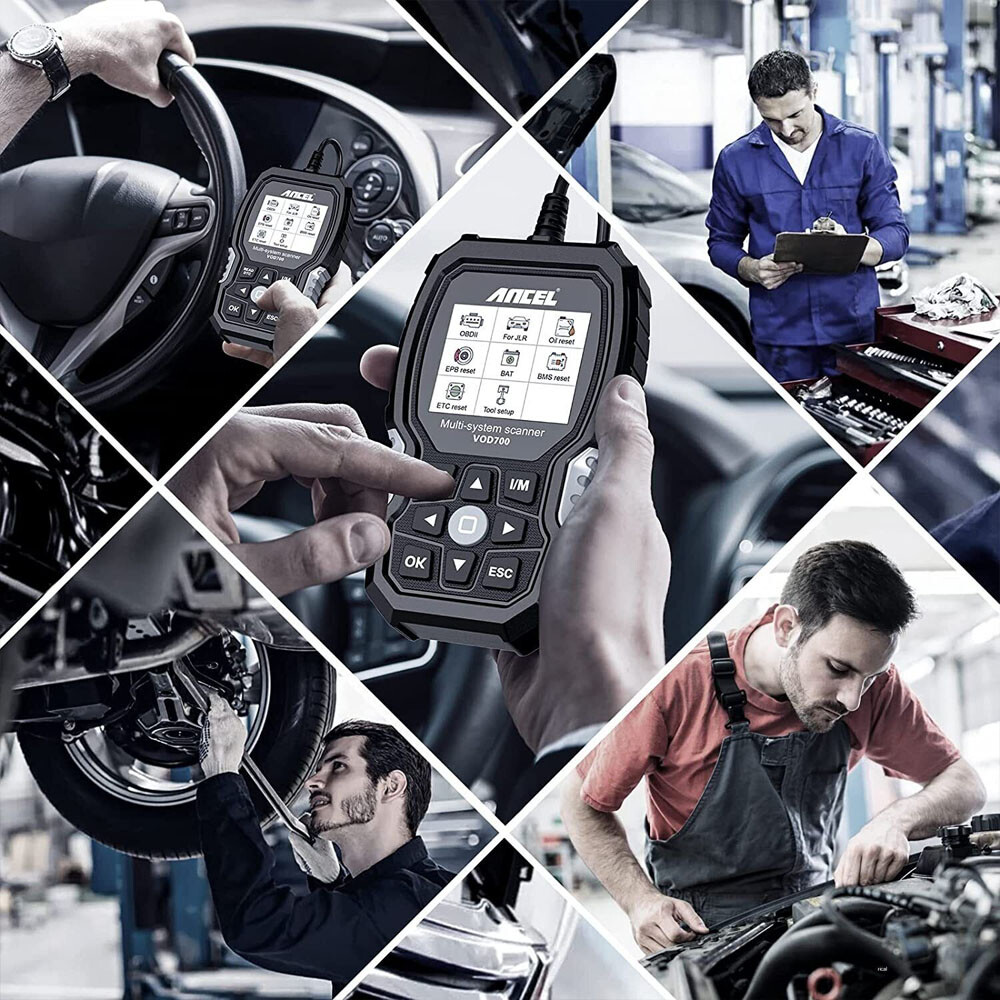 ANCEL VOD700 Auto OBD2 Full System Diagnostic Code Scanner For VOLVO BMS ABS SRS