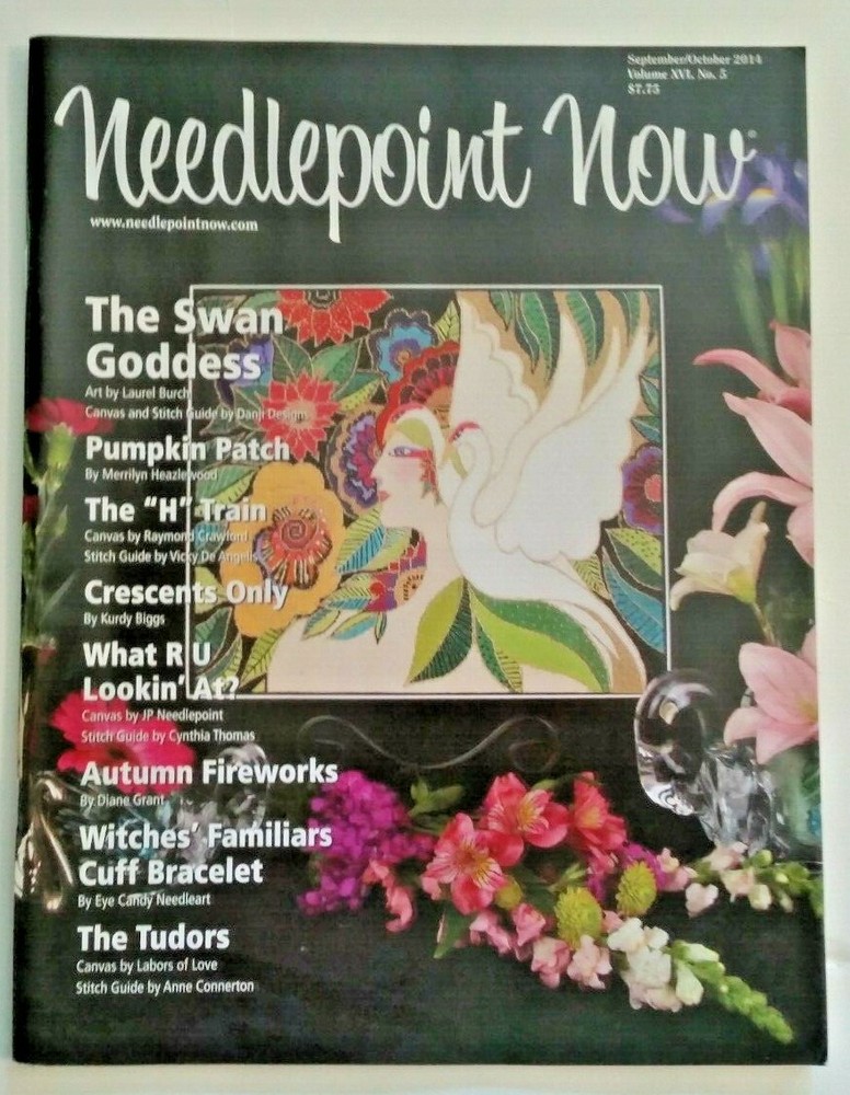 Needlepoint Now mags, 1999-2017, $3 each, choose issues, so much inside each one