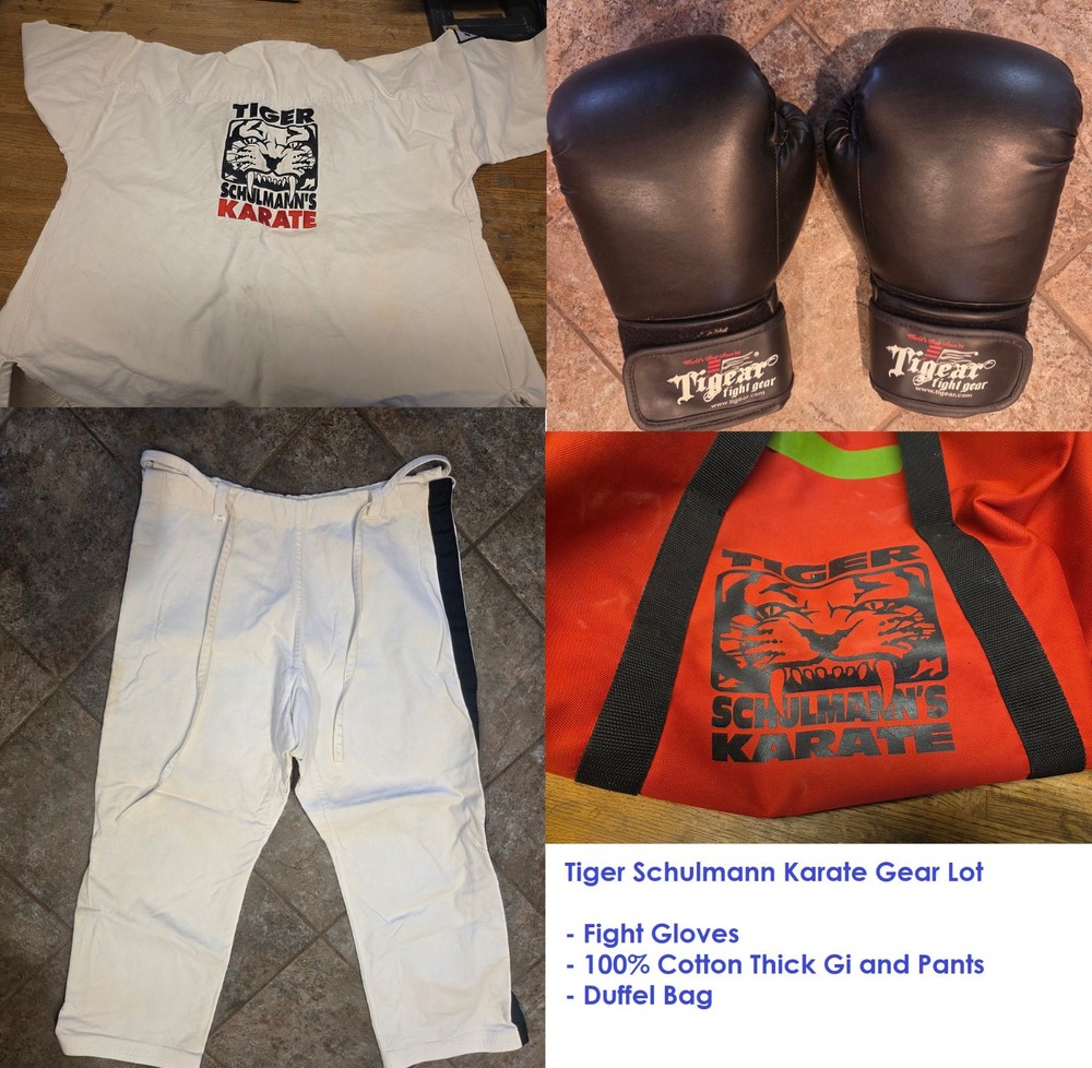 Bundle of Tiger Schlumann Karate Gear