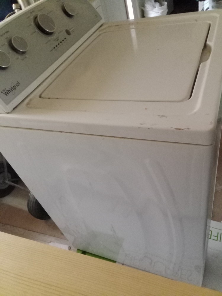 Whirlpool Top-Loading Washing Machine White Electric Quick Wash