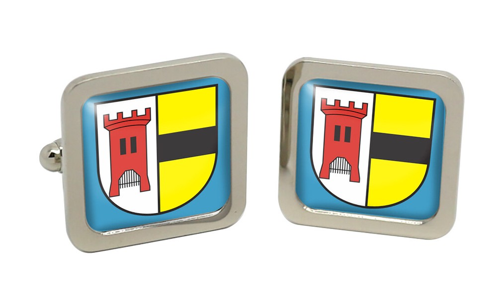 Moers (Germany) Square Cufflink in Chrome Box