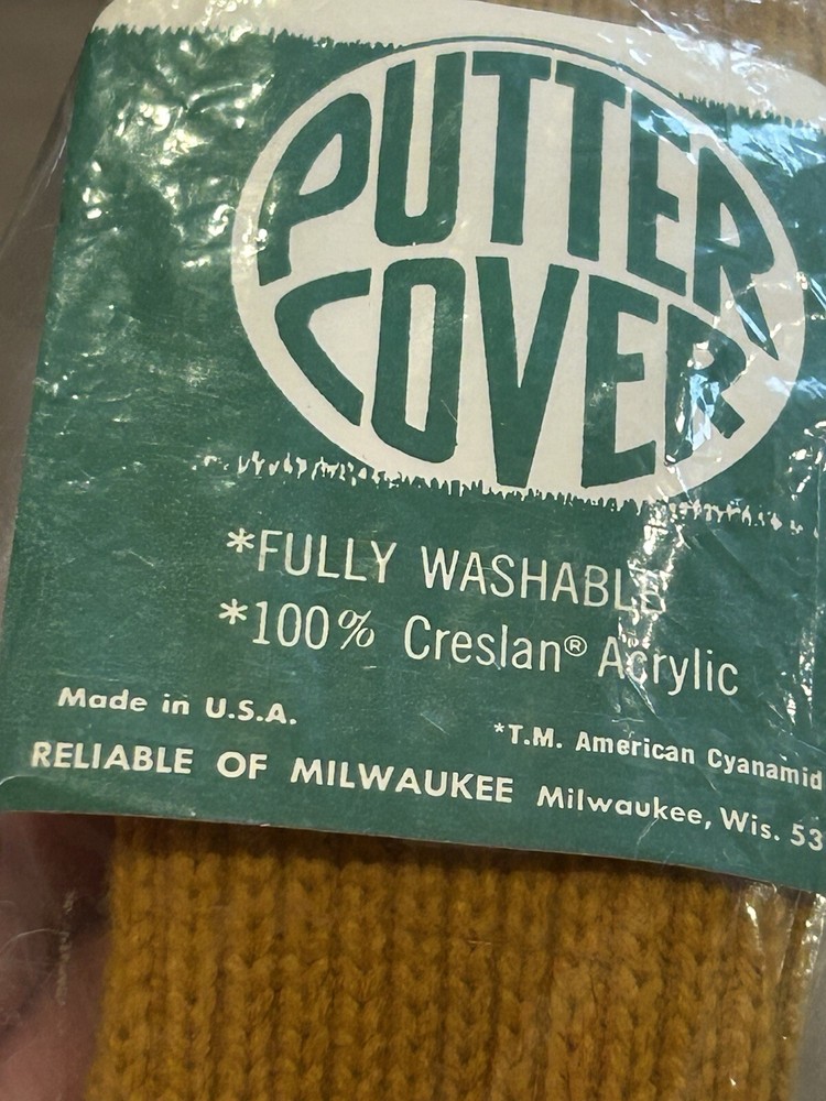 100% creslan Acrylic Putter Cover