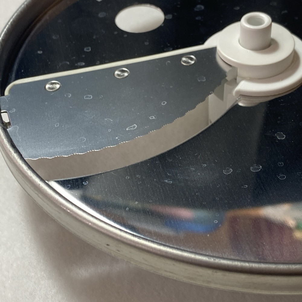 KitchenAid Food Processor Parts Adjustable Slicing Disk Thin to Thick Stainless