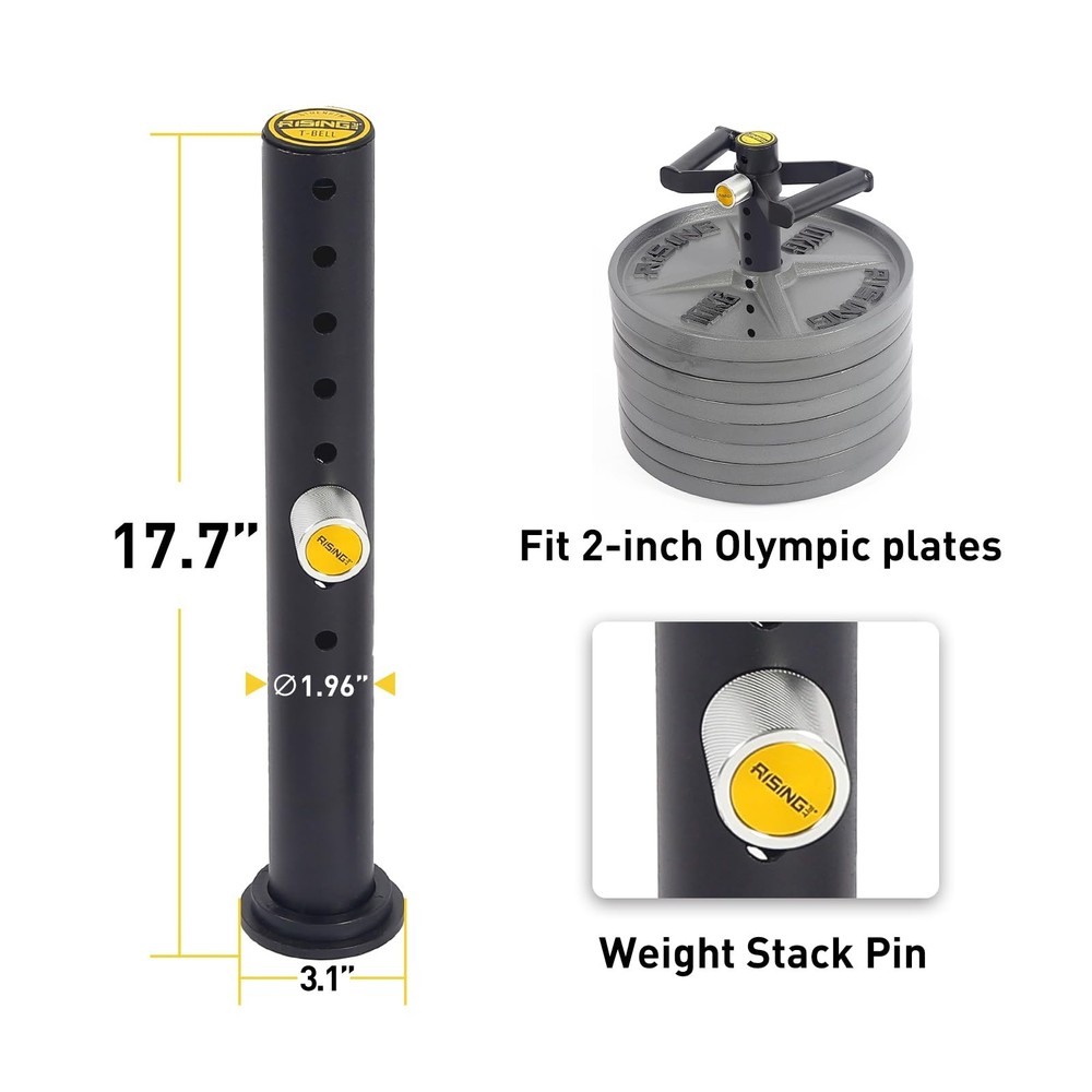 RISINGFIT Adjustable kettlebell Handle, Heavy Duty Kettlebell Handle for Plat...
