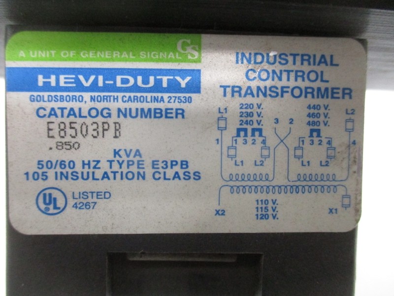 HEVI-DUTY E8503PB 480V NSNP