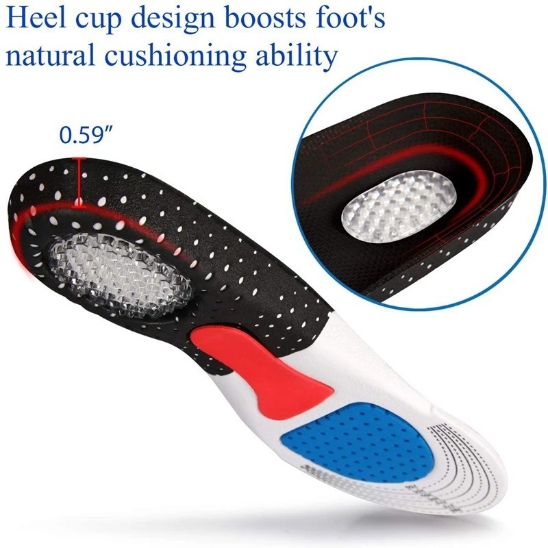 Powerstep Protech Control Full Length Arch Support Orthotic Insoles
