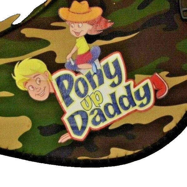 Pony Up Daddy Saddle - Green Camouflage - (Ages 2-6)