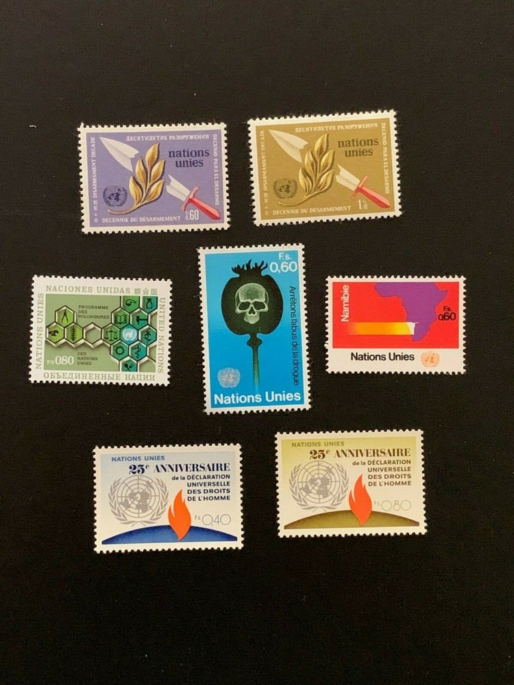 UN-Geneva #30, 31, 32, 33, 34, 35, 36 MNH
